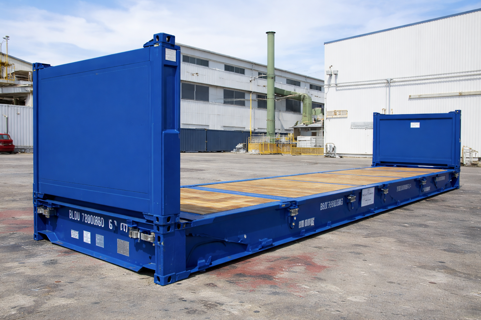 20 and 40 flat rack container specification