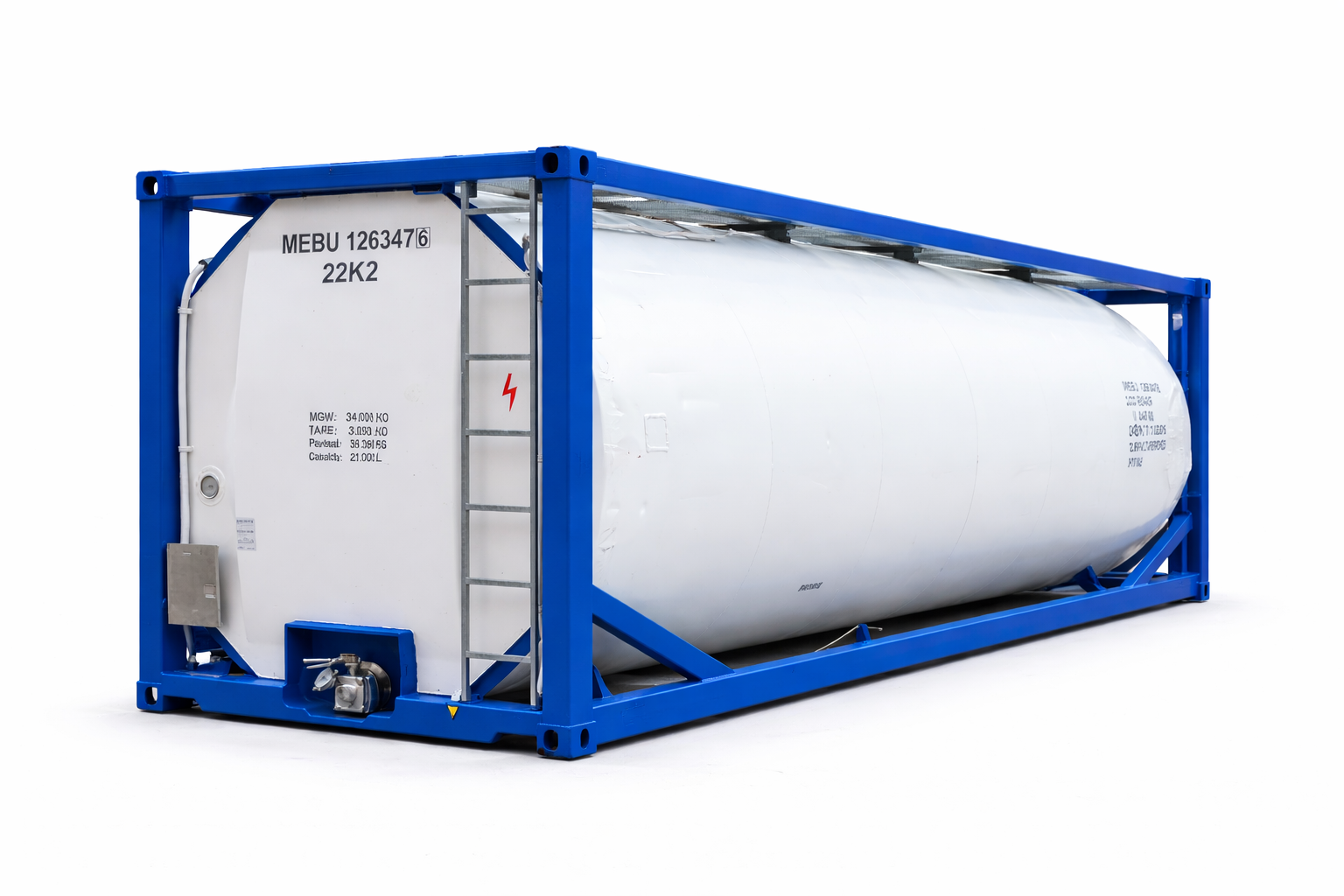 20 feet tank container specification